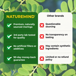 NatureMind Moringa – Natural Cortisol Support To Help Restore Balance Inside and Out